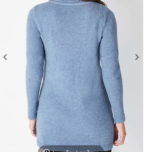J. Jill Cozy Cowl-Neck Sweater Tunic Moonstnthr Nwt in packaging XL - Picture 4 of 7
